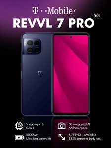 T-Điện Thoại Di Động Revvl 7 Pro 5G Điện Thoại Thông Minh Octa Lõi FHD 120Hz Dual Sim 50MP Máy Ảnh 5000MAh Pin Ngôn Ngữ Tây Ban Nha Tiếng Anh Tiếng Pháp - Product Image 2