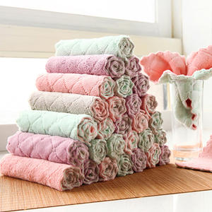 Chiffons de cuisine en gros, chiffons absorbants, tampons à récurer antiadhésifs, torchons de cuisine, chiffons de nettoyage, lingettes de table, essuie-vaisselle - Product Image 1