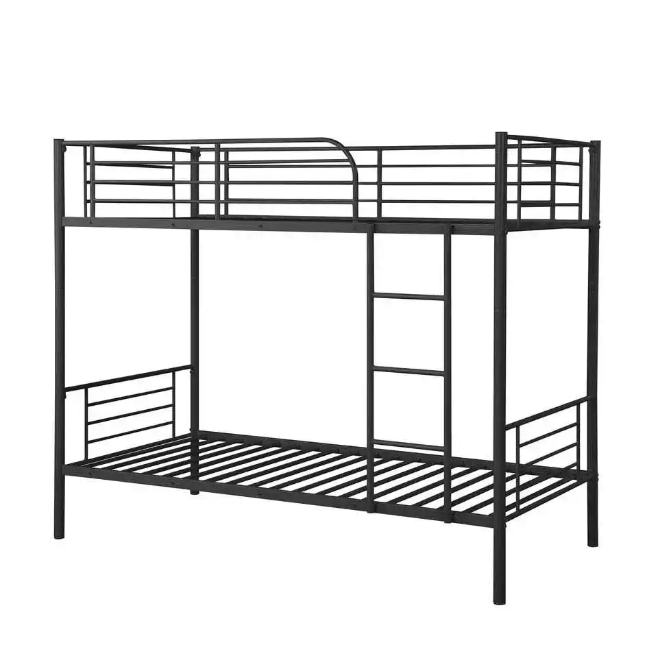 ZEHAO Dormitory Home School Steel Detachable three layer bunk bed metal manufacturer bunk bed