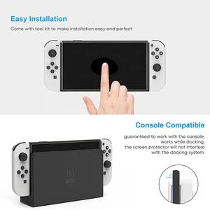 Film protecteur d'écran en verre trempé HD 9H transparent pour console de jeu Nintendo Switch Oled - Product Image 3