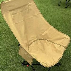 เก้าอี้ตั้งแคมป์พับได้แบบพกพาพร้อมกระเป๋าสำหรับปิกนิกกลางแจ้งเก้าอี้ตกปลาพับได้สำหรับสวนพักผ่อนสนามหญ้า - Product Image 4