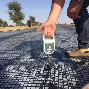 Chất lượng cao tự dính bitum lớp phủ sợi thủy tinh geogrid 15-200kn sản phẩm nhà máy cho nhựa đường vỉa hè gia cố - Product Image 3