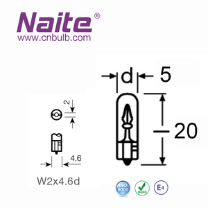 Lampadine Auto <span class=keywords><strong>T5</strong></span> W1.2W <span class=keywords><strong>12V</strong></span> Lampadina Miniatura 24V 1.2W Accessori Auto Sistema di Illuminazione Auto - Product Image 5