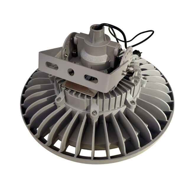 200W IP66 High Bay Light 120LM/W Petrochemical Plant ATEX Zone 2 Certified LED Explosion Proof Fixture