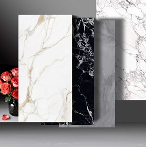 Lastra in Porcellana Foshan 600x1200mm, Spessore 10mm, Lusso Leggero, Impermeabile, Resistente all'Usura e alle Macchie, Piastrella per Pavimenti e Pareti per Soggiorno - Product Image 1
