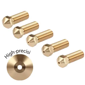 Mellow, 1 Uds., <span class=keywords><strong>boquilla</strong></span> de volcán de latón, <span class=keywords><strong>boquilla</strong></span> extrusora alargada de 0,4-1,2mm para impresora 3D, piezas de Hotend de volcán de filamento 1,75 - Product Image 3