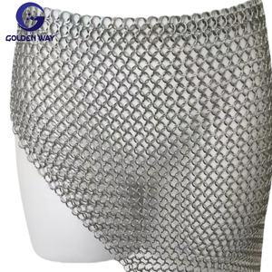 Armure médiévale sécurité boucher chemise en acier inoxydable anneau maille chaîne mail vêtements robe pour la protection et la mode - Product Image 5