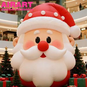 Tête de Père Noël <span class=keywords><strong>Gonflable</strong></span> Style Beau Modèle de Père Noël <span class=keywords><strong>Gonflable</strong></span> Visage de Dessin Animé <span class=keywords><strong>Gonflable</strong></span> pour Noël - Product Image 3