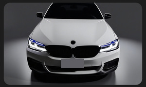 Koplampunit voor BMW G30 (2018-2020), dubbele kleur, schakelbare LED-koplampen met richtingaanwijzer - Product Image 5
