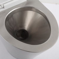 Wc de toilette chinois en acier inoxydable de haute qualité personnalisé OEM ODM