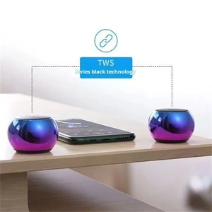 Mini kim loại cho loa với pin IPX4 không thấm nước 2.0 kênh 300W PMPO Loud ngoài trời sử dụng nhà - Product Image 5