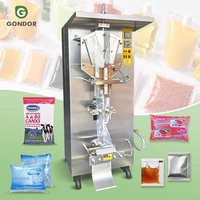 Machine d'emballage de jus et d'eau en sachets, mini-emballeuse de sachets de jus et d'eau en plastique pour le Ghana