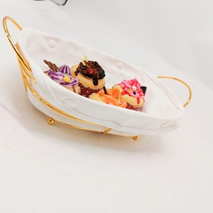 Wholesale Bread Proofing <strong>Basket</strong> Kitchen Accessories <strong>Gold</strong> Wire Mesh <strong>Storage</strong> <strong>Basket</strong> - Product Image 3