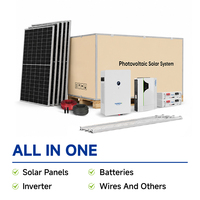 Sistem Tenaga Surya 10kW 12kW 15kW Set Lengkap Sistem Energi Off Grid Kit Sistem PV Independen untuk Penggunaan Cadangan Daya Rumah Tangga