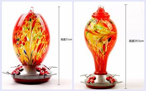 ที่ให้อาหารนกแก้วเป่าลมสีแดง รูปทรงรังมด สำหรับนกฮัมมิงเบิร์ด - Product Image 3