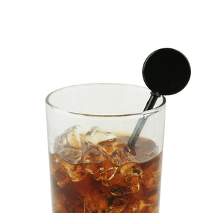 Agitador de plástico redondo personalizado con impresión de bebidas y logotipo - Product Image 3