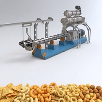 Machine à snacks extrudés, extrudeuse de chips et de snacks, équipement de fabrication de snacks soufflés, machine de soufflage haute pression