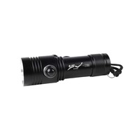 Lampe de plongée sous-marine en alliage d'aluminium à haute pénétration, 800 lumens, étanche IP68, rechargeable, LED double source lumineuse, camping