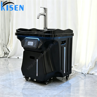 Station de lavage des mains portable Kisen, design moderne, nouveau mobilier de salon, bac à shampooing portable, spa capillaire japonais avec réservoir d'eau
