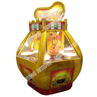 Riteng personnalisé japon Offre Spéciale or Fort Mini pièce poussoir Amusement quart Machine 6 joueurs Bonus trou pièce poussoir Machine de jeu
