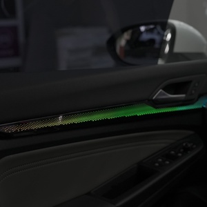 Lumière ambiante de voiture RHD, panneau lumineux électroluminescent avec 7 couleurs pour le logo du tableau de bord et la décoration des seuils de porte - Product Image 2