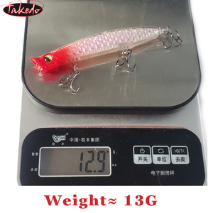 TAKEDO-Leurre de pêche 3D coloré, appât de 11cm, 13g, avec 8 # hameçon, tête de serpent, HG19 - Product Image 2
