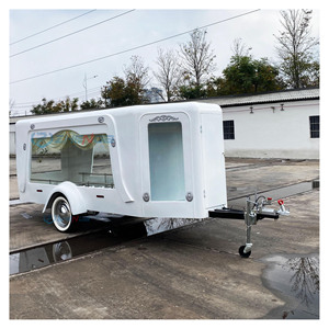 Powerful China Factory Silver Hearse Car Low Price Funeral Horse Carriage Trailer by Real Horse and Truck Transportation - Product Image 1