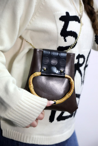 Borsa Mini da Donna in Stile Rock Classico di Alta Qualità in Materiale Sostenibile Personalizzabile - Product Image 3