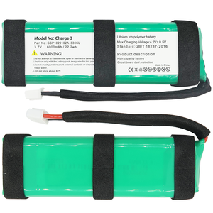 แบตเตอรี่ลิเธียม3 330SL ชาร์จไฟได้แบตเตอรี่ GSP1029102A 3.7V 6000mAh สำหรับชาร์จลำโพง3 330SL - Product Image 3