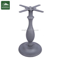 Pied de table en fonte en forme de gourde, décoratif, à pilier unique, pour restaurant, bistrot, café, table à manger