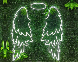 Decorazione della parete dell'interno luci a led segno di ala d'angelo ala de <span class=keywords><strong>ngel</strong></span> neon sign - Product Image 3