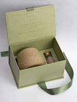 Boîtes cadeaux en carton kraft recyclable sur mesure en gros, avec protection UV, portables, doublure en carton ondulé de type éponge