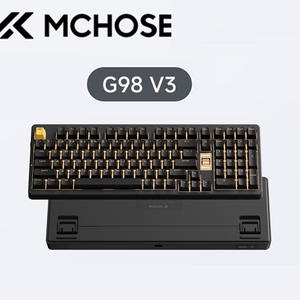 Clavier mécanique MCHOSE G98 V3 98 touches avec joint d'étanchéité, cadre entièrement en aluminium, échange à chaud, RGB, filaire, pour le jeu et le bureau - Product Image 3