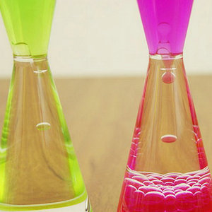 Acrylic đảo ngược chảy floaters đầy màu sắc nhựa cát đồng hồ cát lỏng hẹn giờ cho các trò chơi - Product Image 5