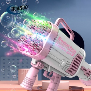 Jouet pistolet à <span class=keywords><strong>bulles</strong></span> géant pour enfants avec 64 trous et lumières colorées, <span class=keywords><strong>machine</strong></span> à <span class=keywords><strong>bulles</strong></span> électrique - Product Image 4