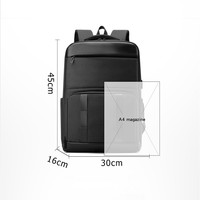 Vente en gros de sac à dos pour ordinateur portable de grande capacité avec logo personnalisé sac à bandoulière universitaire durable sac pour ordinateur d'étudiant USB étanche