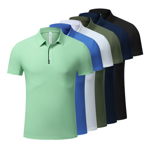 โปโลกอล์ฟแขนยาวสำหรับผู้ชายแฟชั่น2025ลายนูนออกแบบได้ง่ายทนทานพิมพ์โลโก้ได้ตามต้องการ - Product Image 4