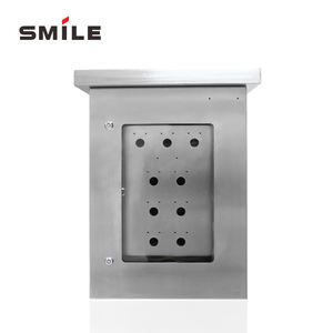 Boîtier électrique en acier inoxydable et aluminium CHNSMILE OEM personnalisable IP65 pour utilisation en extérieur, équipement de contrôle complet, alimentation - Product Image 4