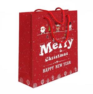 Impresión de logotipo personalizado de papel de lujo bolsas de embalaje de licor cerveza regalo bolsas única botella de vino bolsas de regalo para Navidad - Product Image 4