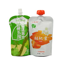 100/250/500ml Pochettes de gel à bec verseur, pochette de recharge cosmétique avec bec verseur, petite pochette de bec de voyage rechargeable