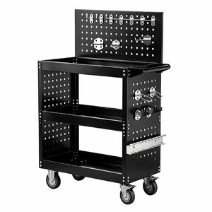 Armoire à outils industrielle en acier, 4 tiroirs, système de verrouillage à clé, roulettes, capacité de charge de 300 kg, OEM, garantie de 3 ans, garage - Product Image 4
