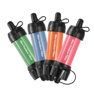 Cá nhân mini lọc nước rơm đi bộ đường dài cắm trại Survival khẩn cấp phụ kiện thiết bị du lịch xách tay ngoài trời Bộ lọc nước - Product Image 2