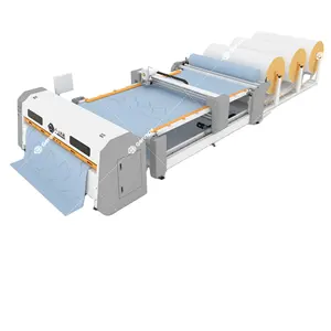 high speed Computerized Automatic chain stitch single needle quilting machine for bedsheet mattress topper panel mattress pad