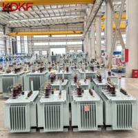 Transformador Trifásico Sumergido en Aceite S11 de 80kVA, 50/60Hz, 10kV, 380V/400V, 6KV, Bobinas de Cobre, Totalmente Sellado, Doble Bobinado, IP54, IEC
