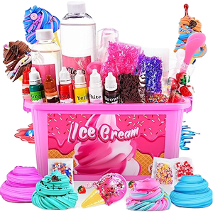 Kit de Slime DIY de Sorvete para Crianças, Slime Aromatizado com Caixa de Armazenamento, Brinquedo de Artesanato - Product Image 1