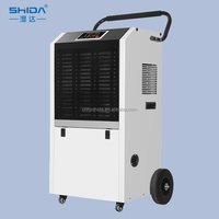 Déshumidificateur 156L de qualité commerciale avec technologie LGR Déshumidificateur pour la restauration des dégâts d'eau