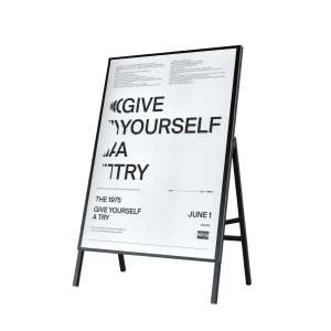 DISPLAY SALES Klantenstopper Indoor, DIN A1, posterstandaard met 32 mm profiel, verstekhoeken DISPLAY SALES Klantenstopper Indoor, DIN A1, posterstandaard met 32 mm profiel, verstekhoeken