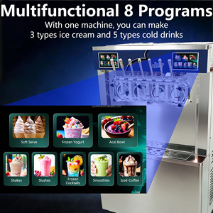 Máquina de helado suave y yogur helado de 7 sabores Spaceman, envío gratis a Brasil, 8 programas, máquina de aperitivos para margaritas - Product Image 3