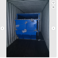 Conteneur à déchets industriel en acier robuste pour le recyclage, la collecte de ferraille et les déchets de construction, fabricant OEM