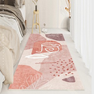 Tappeto Semplice da Comodino Impermeabile Astratto Stampato a Macchina in Peluche Ecologico Antiscivolo per Camera da Letto e Divano - Product Image 6